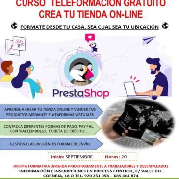 CREA TU TIENDA ON-LINE CON PRESTASHOP – CURSO GRATUITO